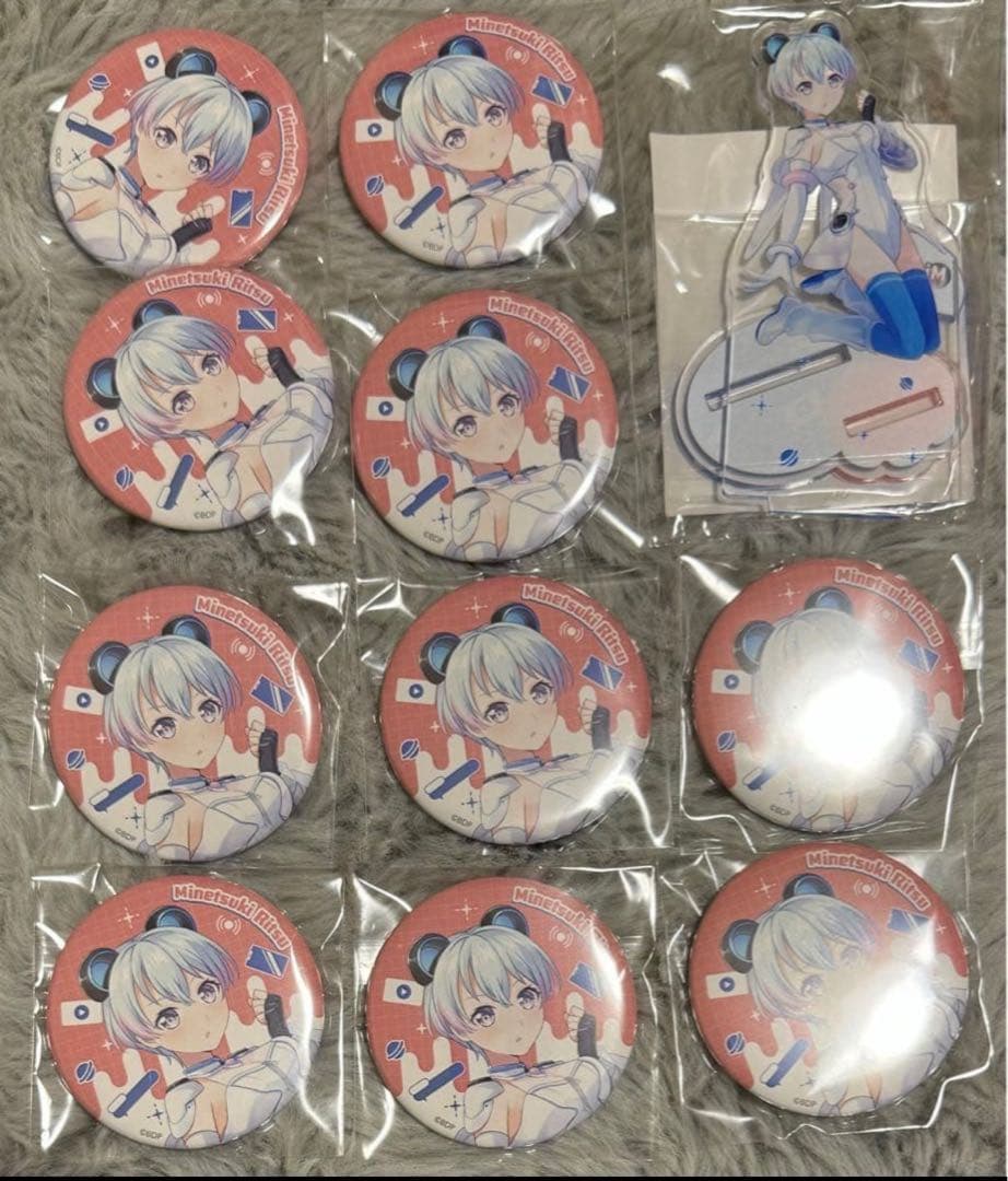 峰月律 夢限大みゅーたいぷ 1st live 缶バッジ アクリルスタンド