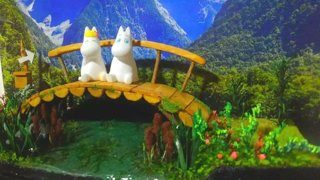 １7777円～値下げ❗ムーミン谷✨フィギュア展示用✨ジオラマ✨３５㎝✨限定１品❗