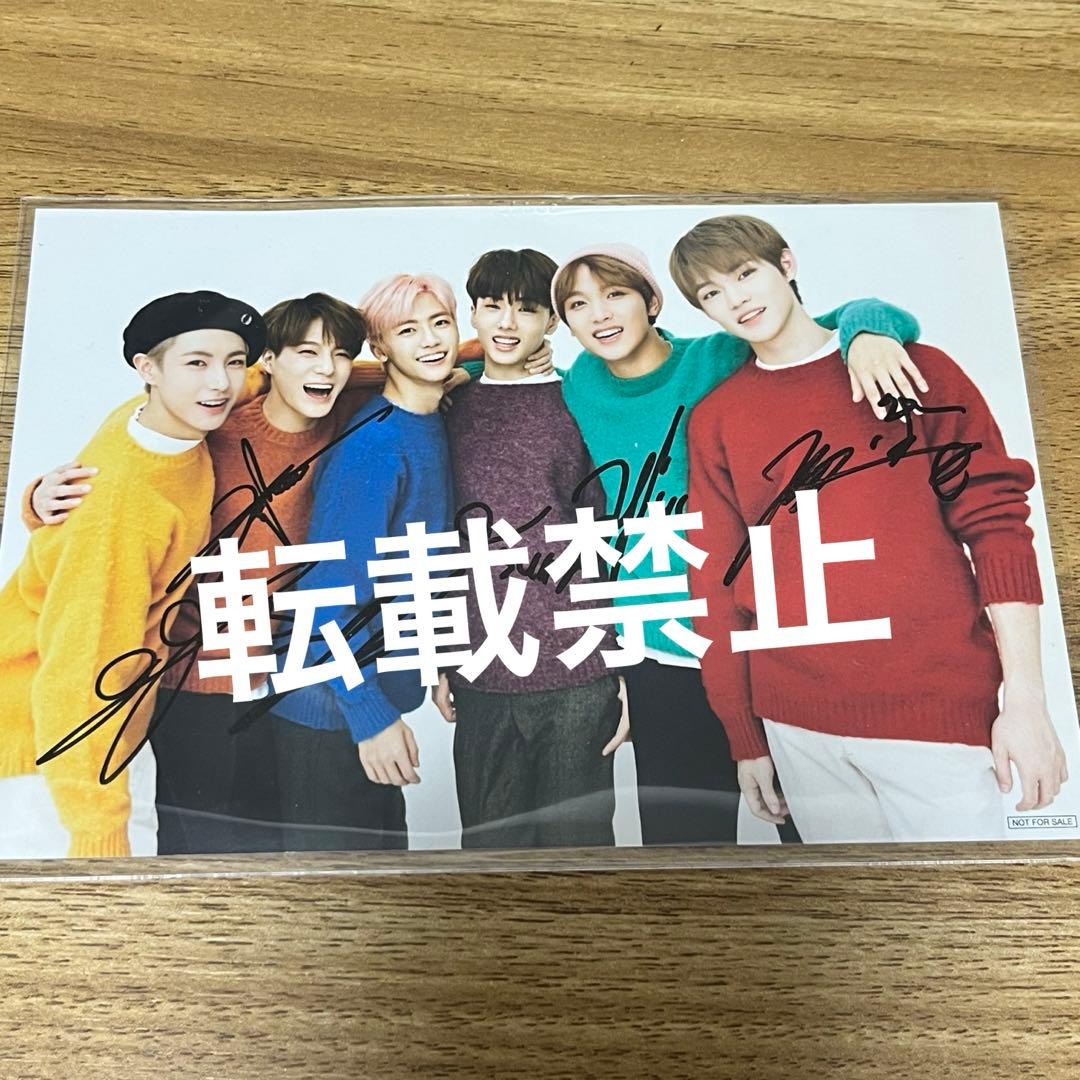 nct dream 直筆サイン　ポストカード