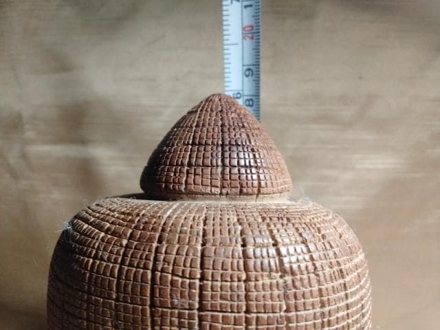 仏頭　木　堅木　柔和　美　高18cm　570g　T108