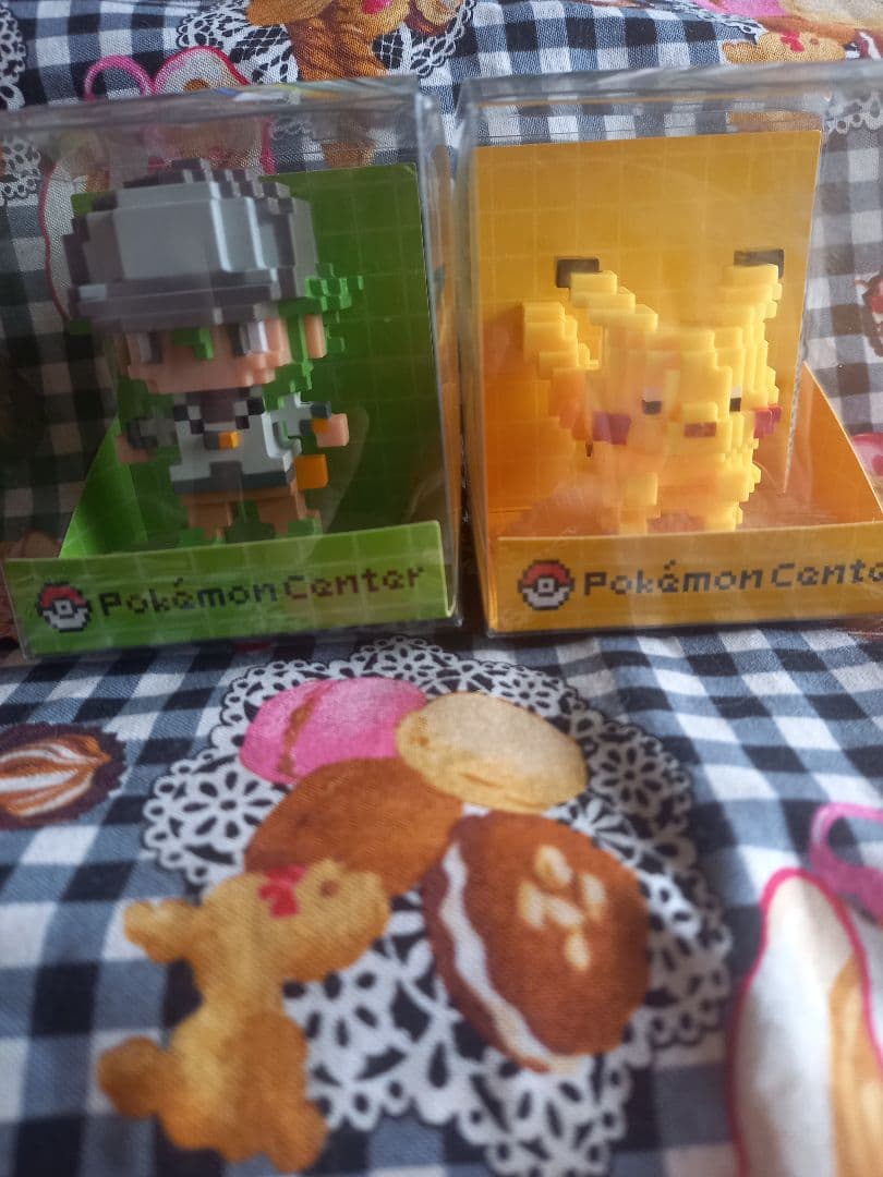 ポケモンセンター限定 ドット フィギュア ゲームドット N ピカチュウ 2点