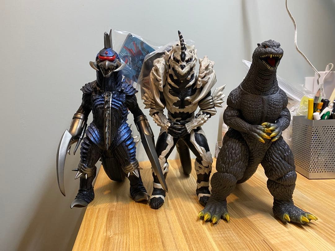 旧ムービーモンスターシリーズ　FWゴジラ/ガイガン2004/モンスターエックス