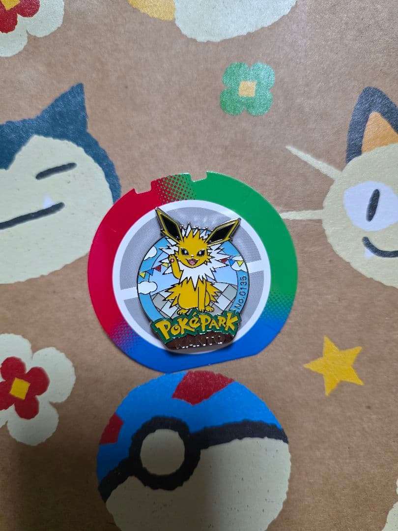 ポケパークカントー サンダース　ピンズ ポケモン 限定