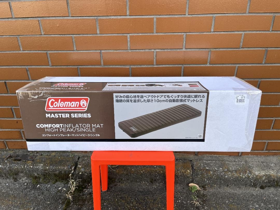 未使用！【Coleman】 コンフォートインフレーターマット ハイピークシングル