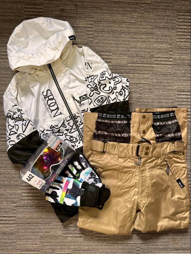 spoon スプーン　スキーウェア　xs