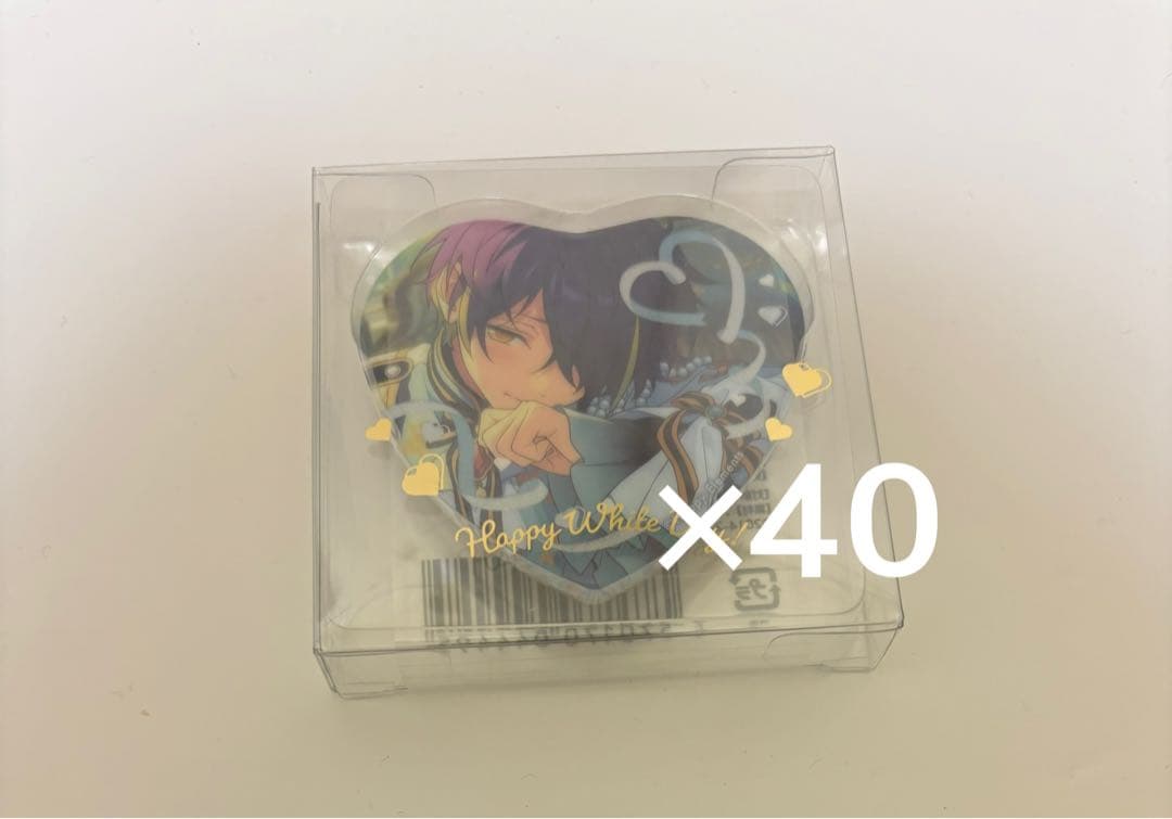 あんスタ 仙石 忍 ホワイトデーハート缶バッジ