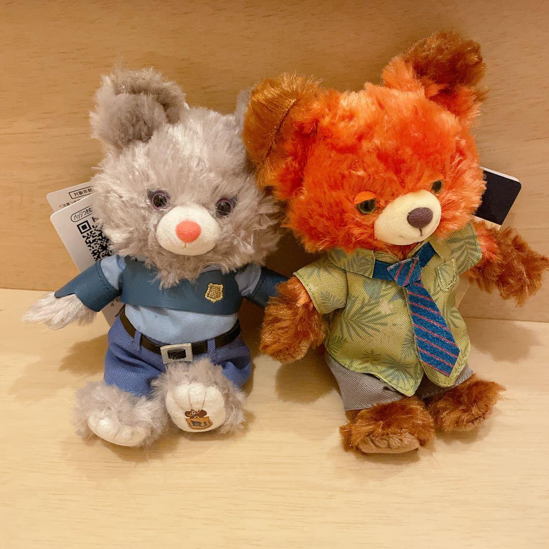 ユニベアシティ パウキャロット パウシクル ぬいぐるみキーホルダー キーチェーン