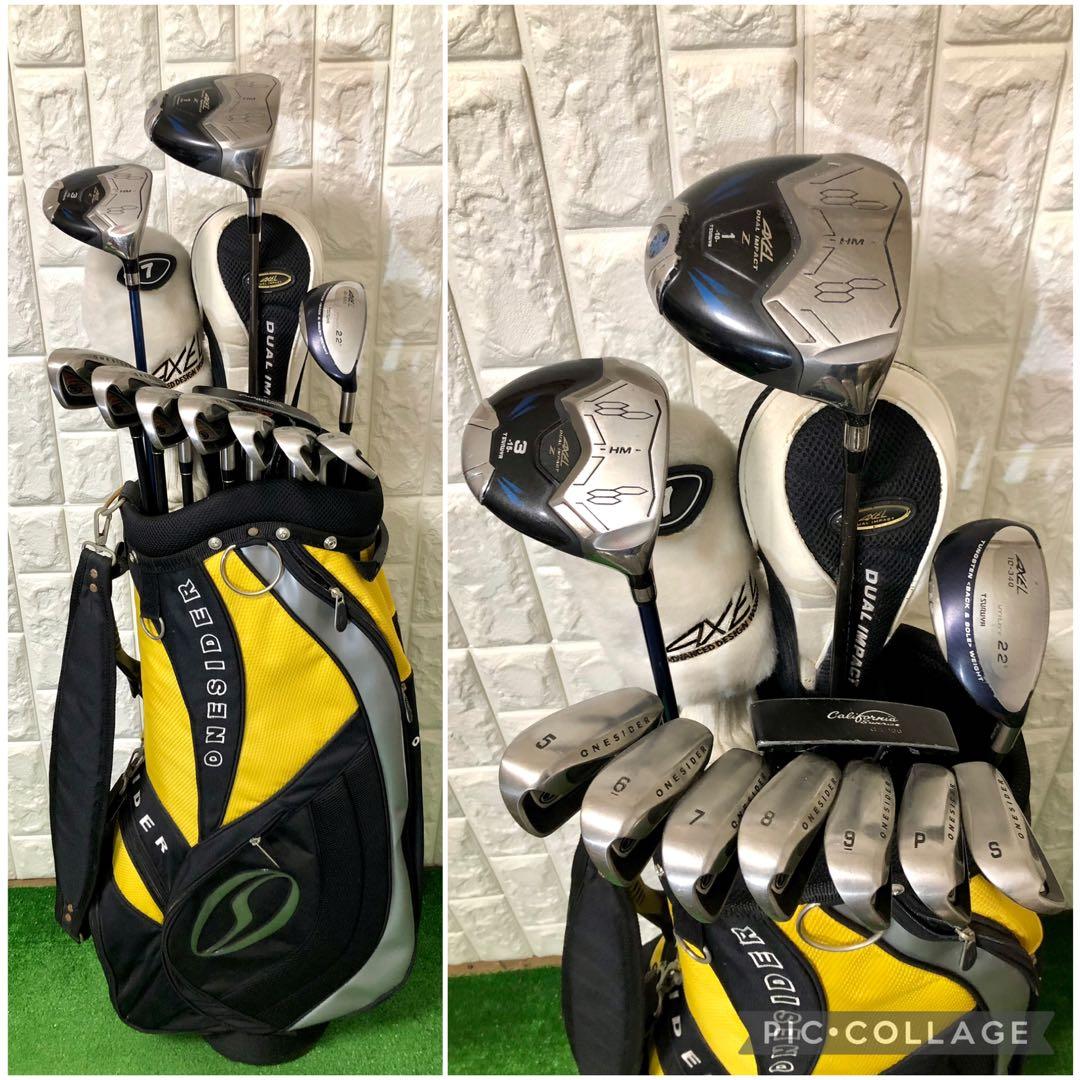 初心者おすすめ☆メンズ ゴルフクラブセット☆アクセル☆キャディバッグ付