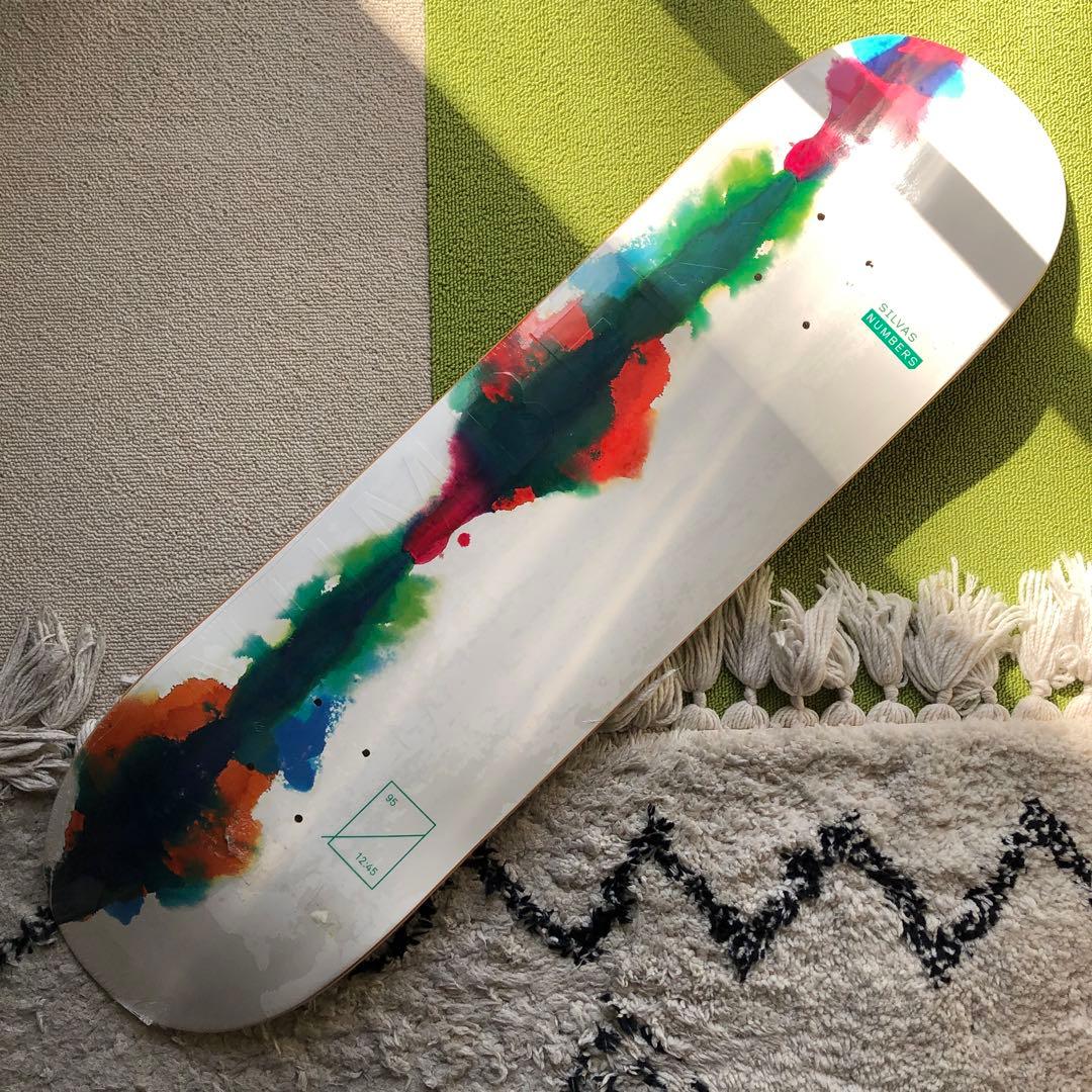 2026【SALE】NUMBERS スケートボードデッキ　8.3×32.12