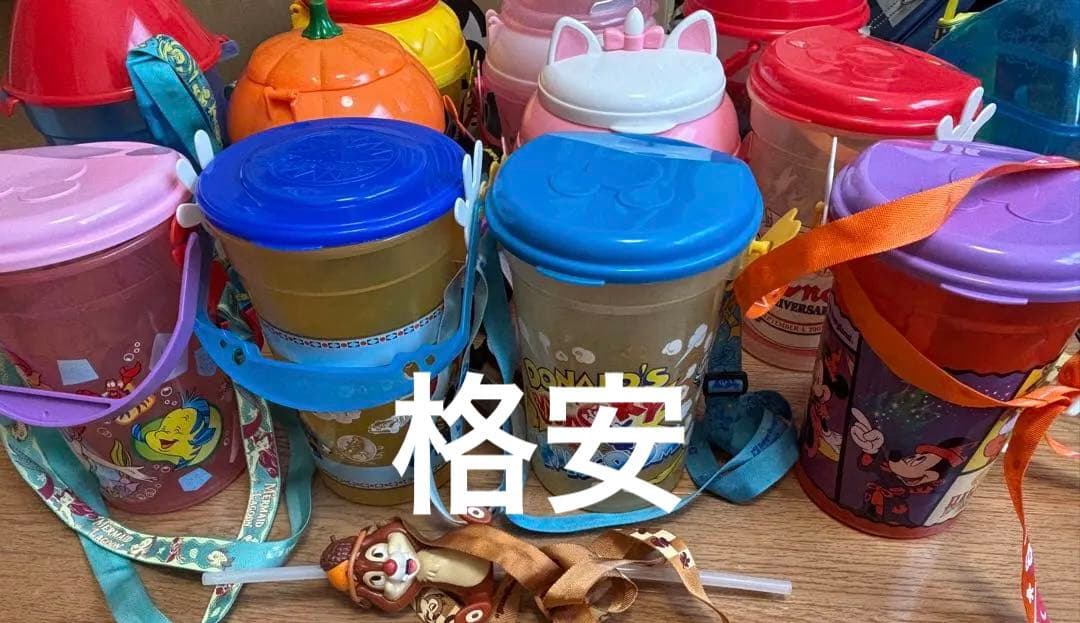 ディズニー キャラクター ポップコーンカップ まとめ売り