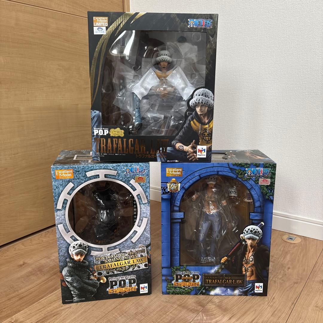 ワンピースフィギュア　pop トラファルガー・ロー 3体セット