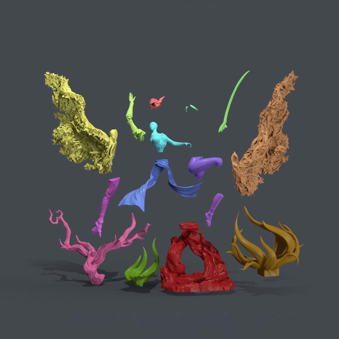 35CM　未塗装 未組立　フィギュア　ガレージキット 【 エルデンリング 】