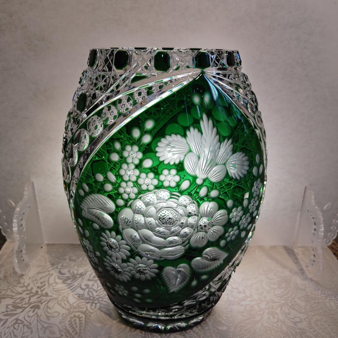 マイセンクリスタル花瓶