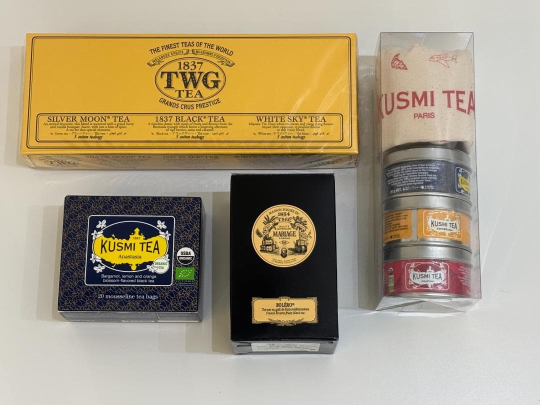 TWG Tea ・Kusmi Tea ・MARIAGE Tea セット