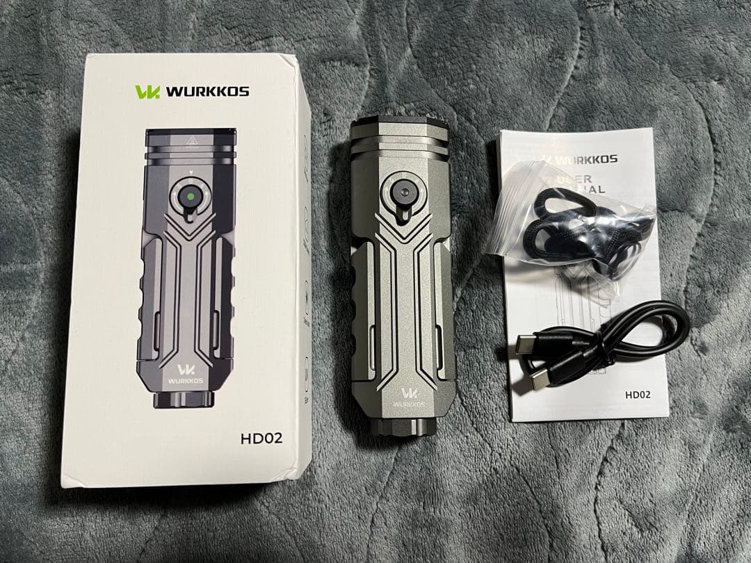 美品 Wurkkos HD02 LEDライト UVライト 4-in-1ライト