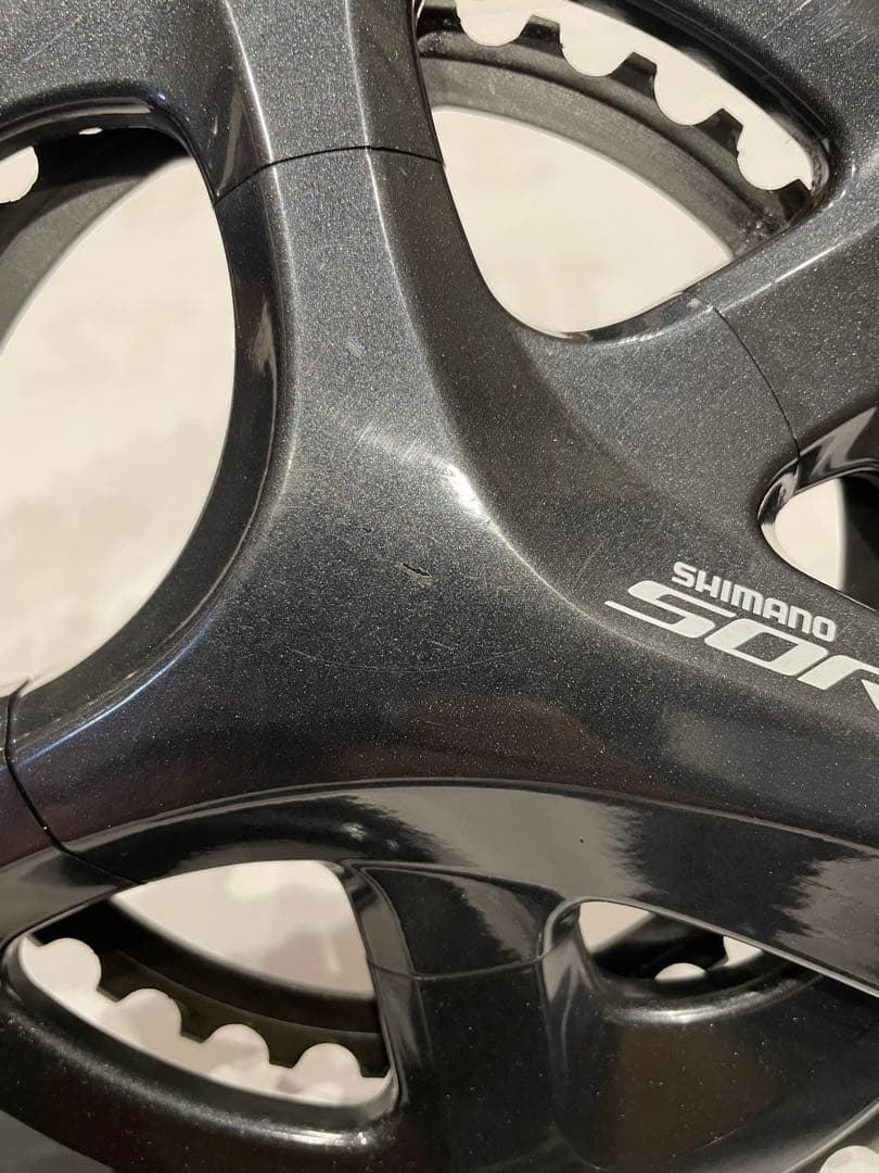 SHIMANO SORA クランクセット ブラック