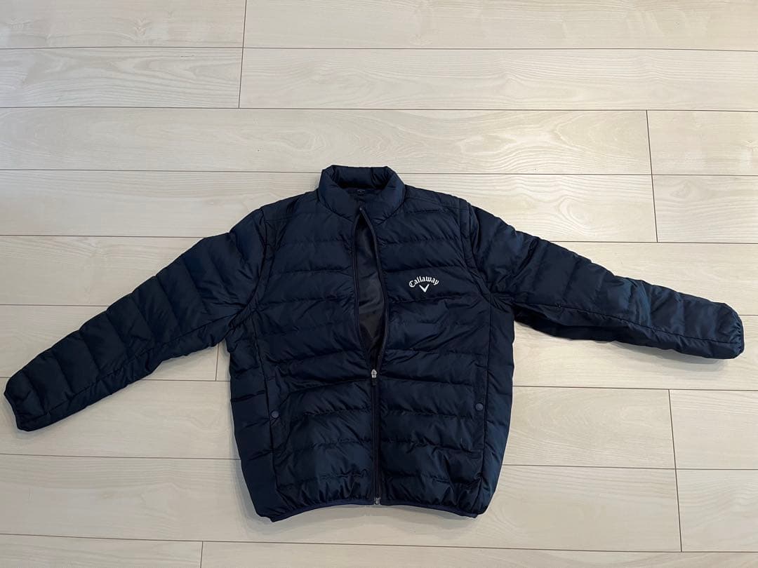 Callaway ネイビー ゴルフ ダウンジャケット Lサイズ