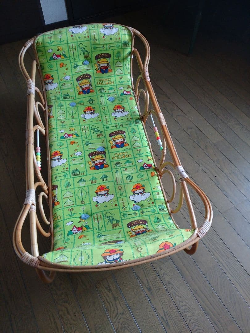 昭和レトロ家具　レトロポップなゆりかご