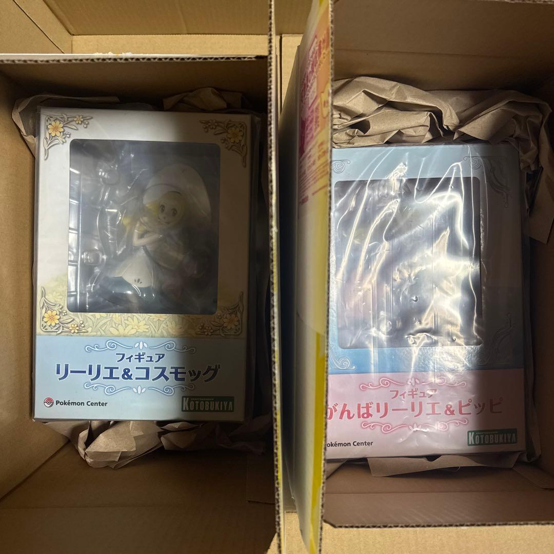 新品未開封　フィギュア がんばリーリエ&ピッピ リーリエ&コスモッグ 各1個