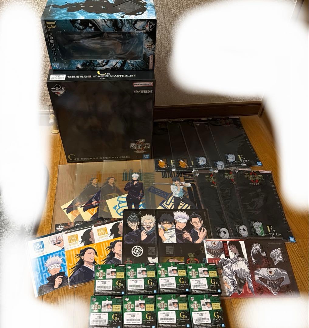 呪術廻戦　一番くじ　Ｂ賞　C賞　里香　五条悟　下位賞　28点　セット　フィギュア