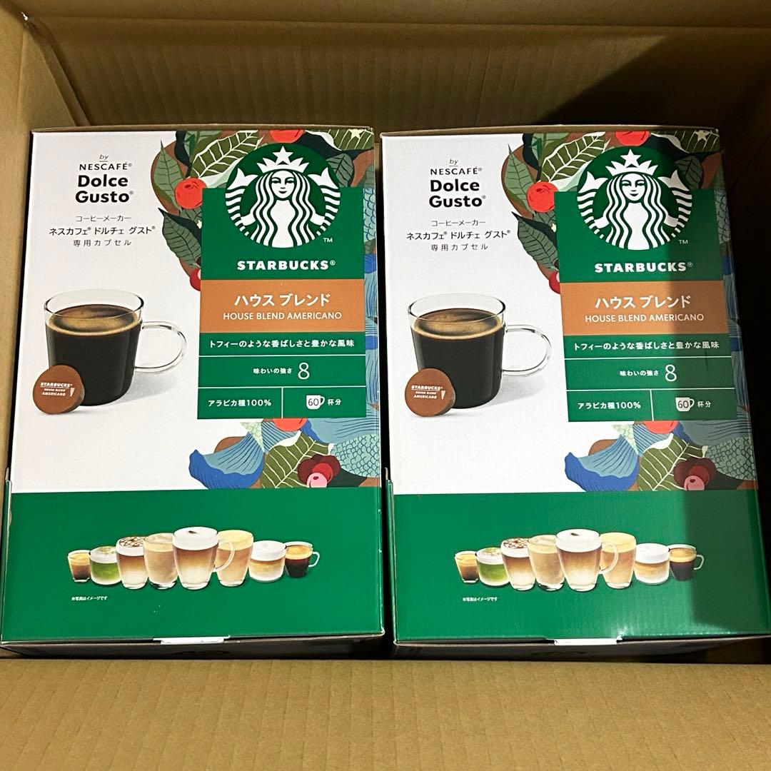 スターバ ブレンド ネスカフェ ドルチェ グスト 専用カプセル 60P×2箱