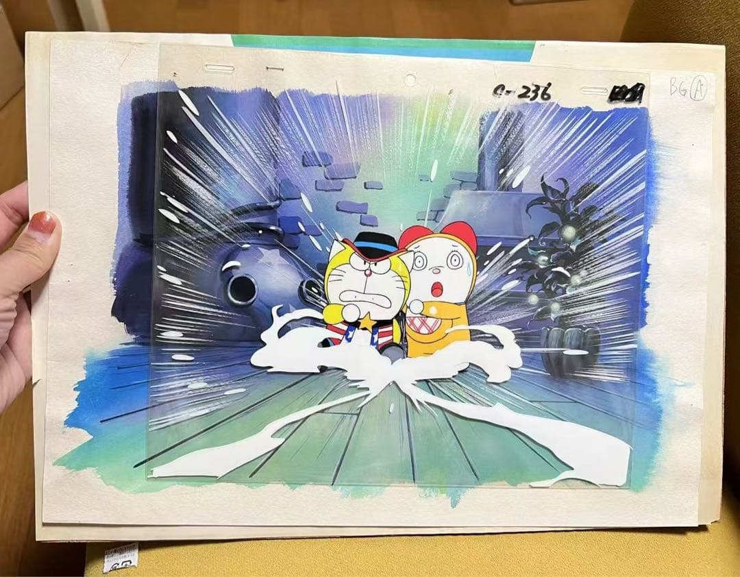 劇場版ドラえもん　版権セル画 ロボット学校七不思議