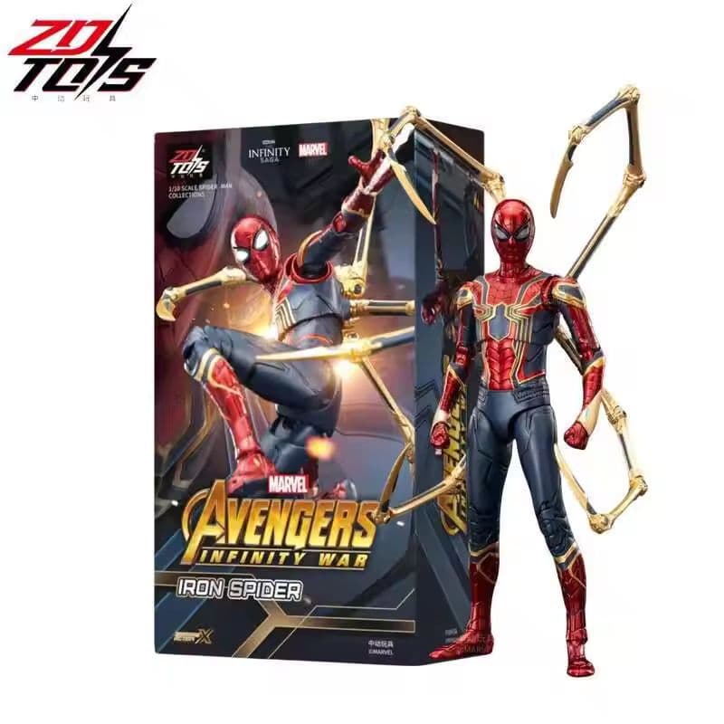 zd toys スパイダーマン アイアンスパイダー フィギュア マーベル