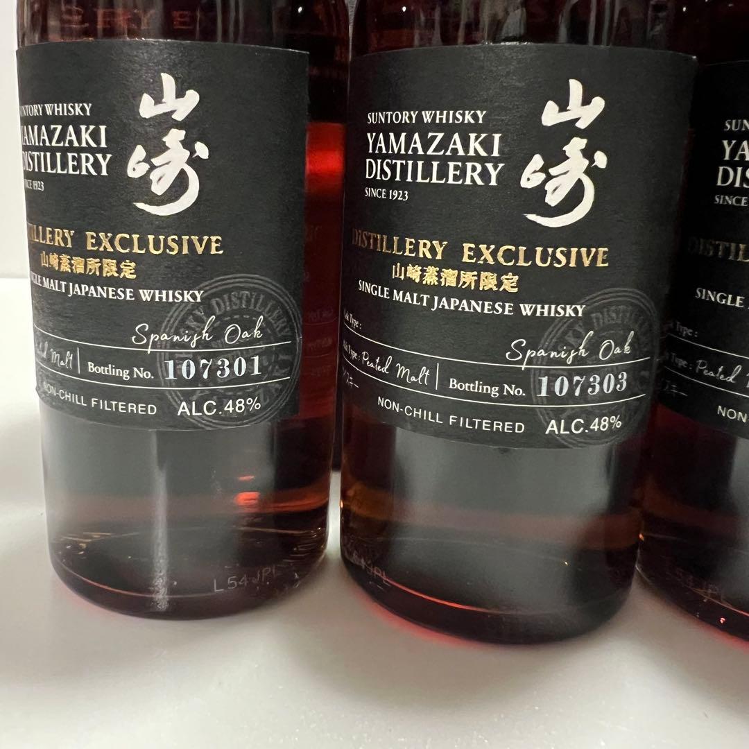 サントリー 山崎蒸溜所限定ウイスキー 180ml 4本