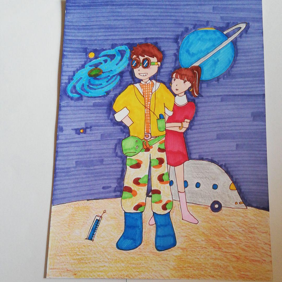 銀河系中心部研究者「絵画」原画