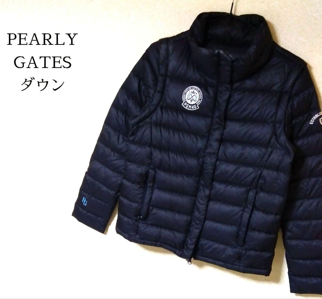 パーリーゲイツ　ダウンジャケット　美品　ゴルフ　ブルゾン　中綿　ジャケット