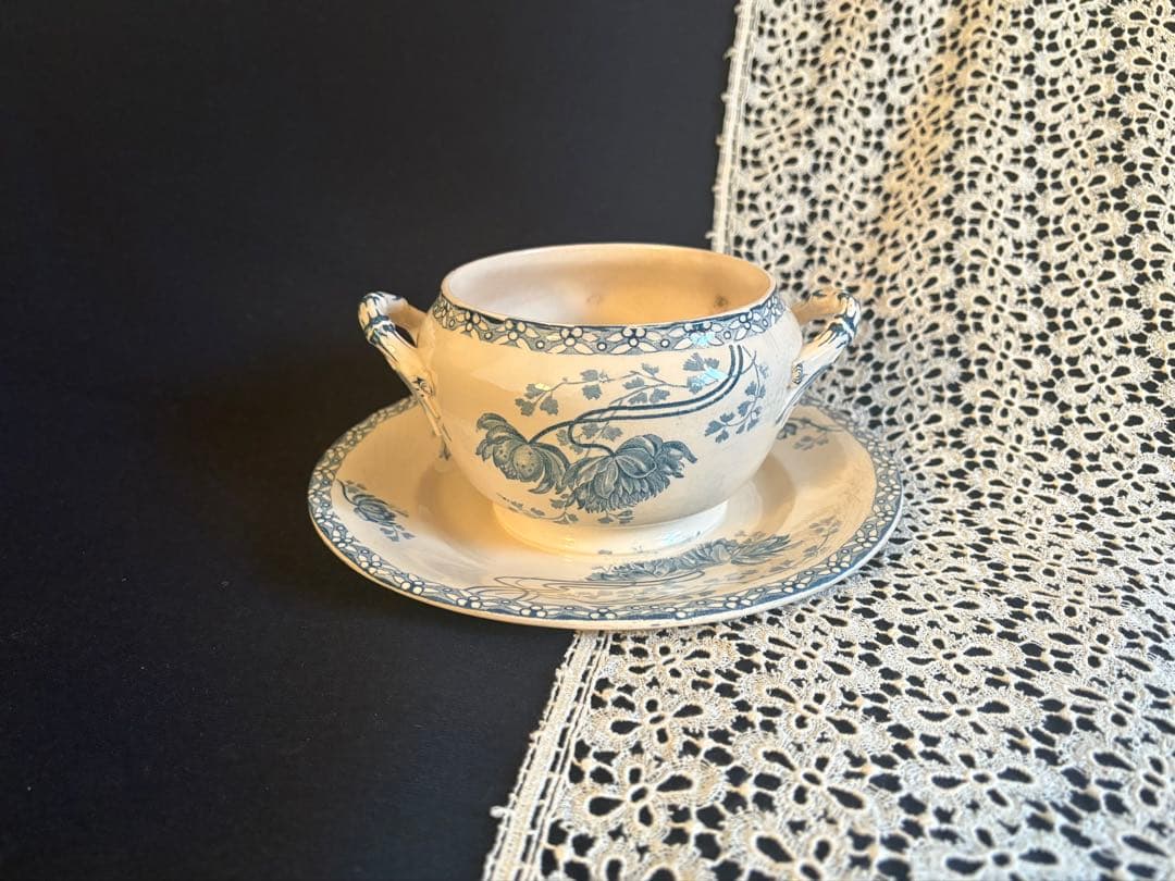 希少 サルグミンヌ窯 ROYAT ソーシエール フランス アンティーク