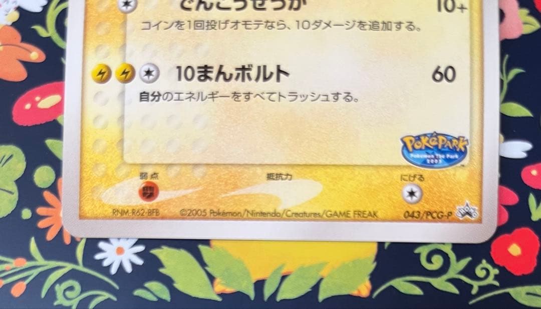 ポケモンカード　ポケパークのピカチュウ プロモ 043/PCG-P