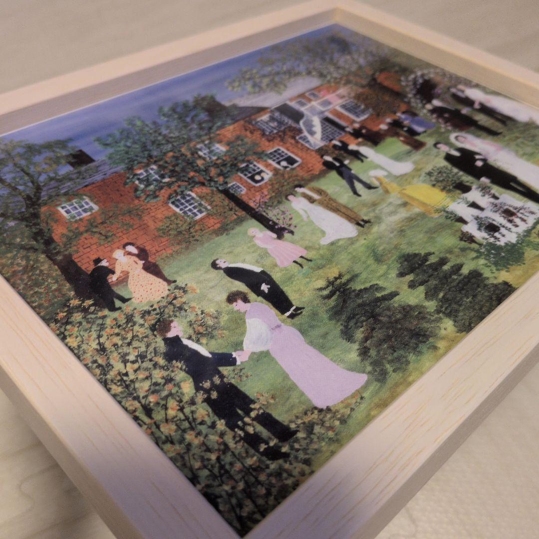 グランマ・モーゼス 田舎の結婚式 フレーム付き