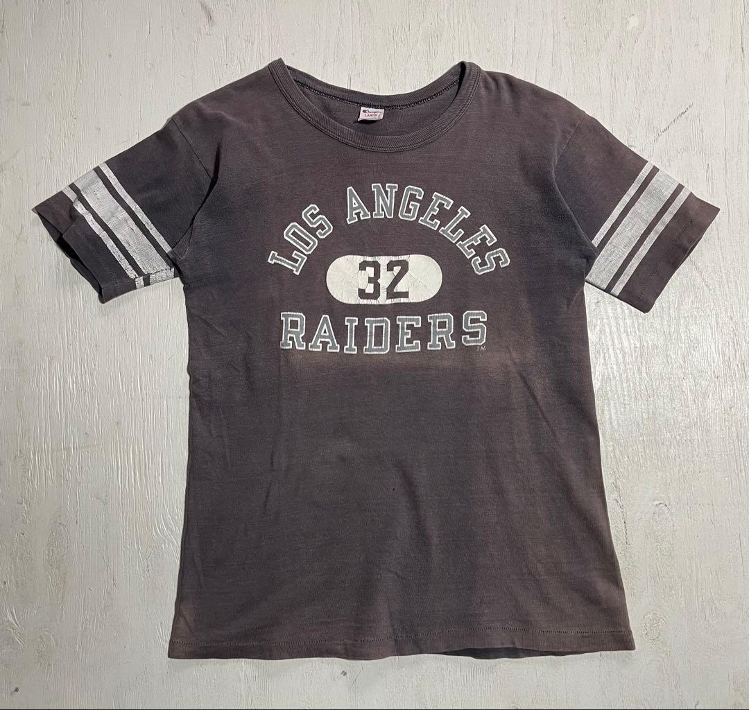 champion フットボールシャツ 80s ヴィンテージ　フェード