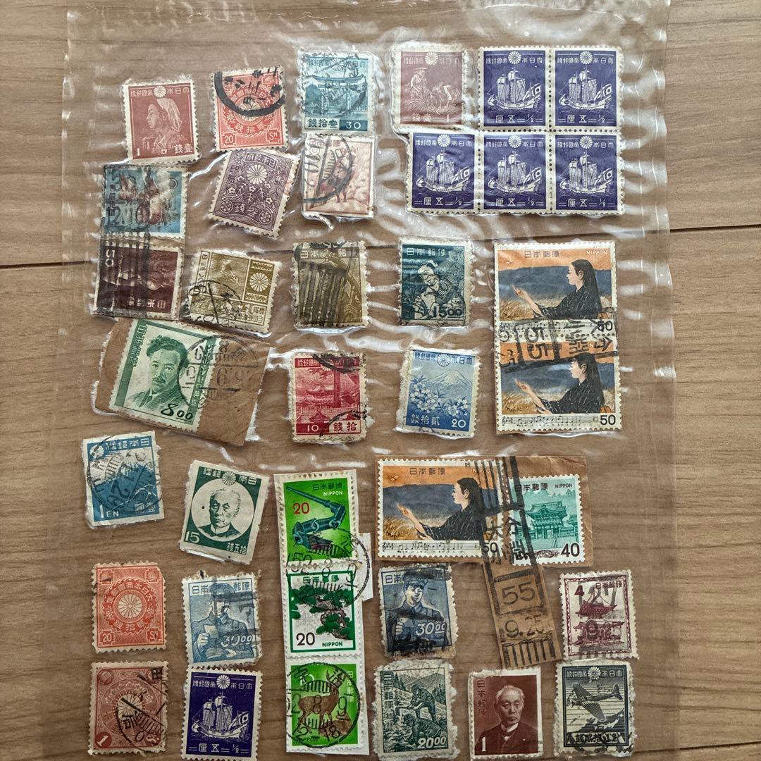 多国籍使用済切手コレクション