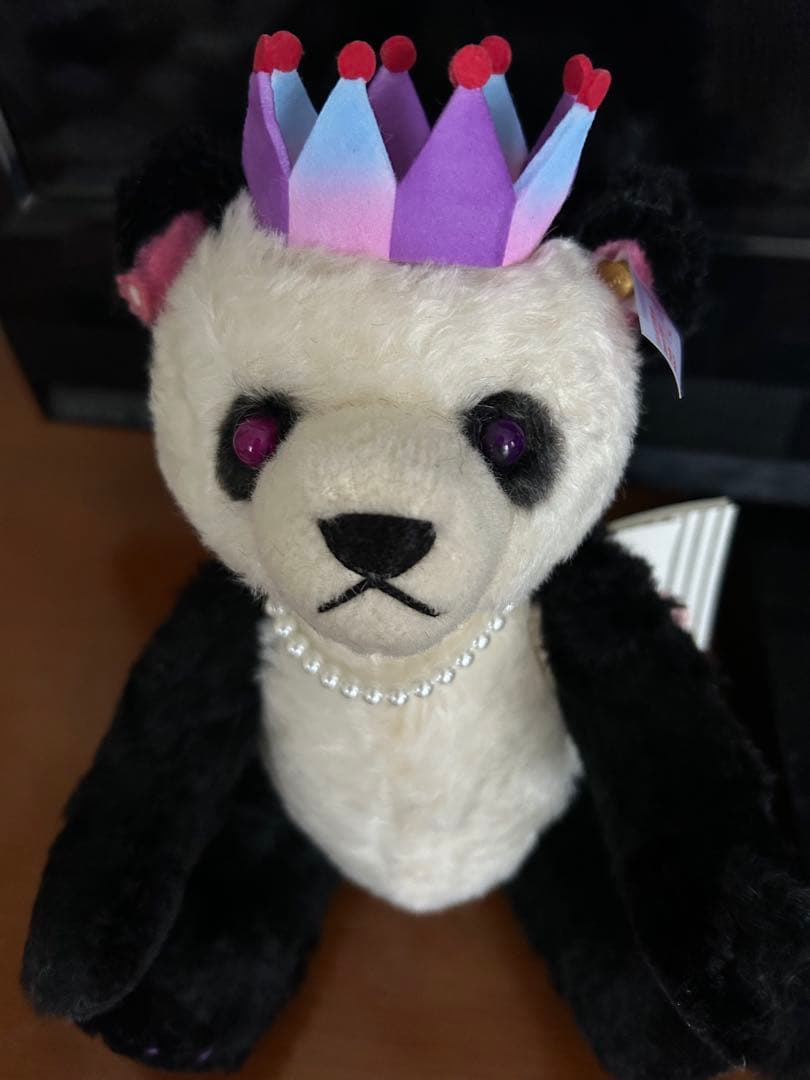 新品未使用Steiffシュタイフ xFRAGMENT ALAIA パンダ