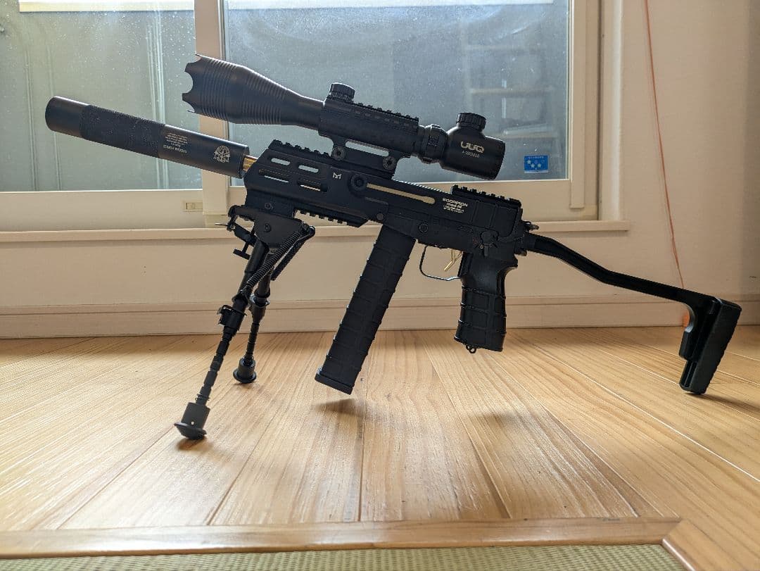 mod.m 番頭カスタム改三 グリップ内蔵バッテリ加工 　SBD組込