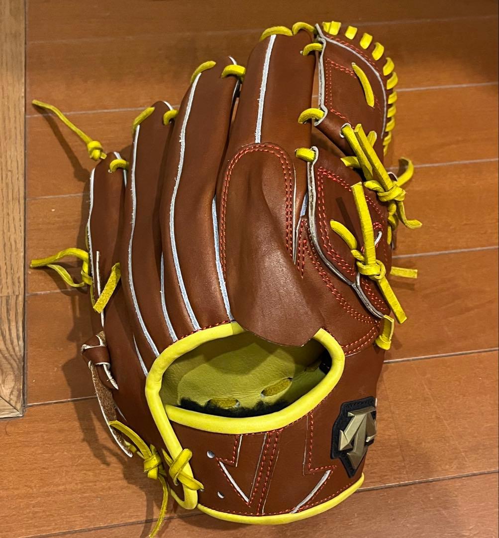 デサント投手用硬式グローブ オーダー パドレスカラー Promade