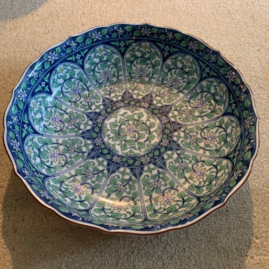 大皿　大盛り皿　孔雀等　3点セット