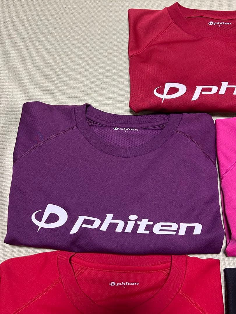ファイテン　phiten 半袖シャツ 5枚セット　サイズL