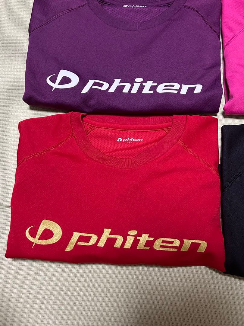 ファイテン　phiten 半袖シャツ 5枚セット　サイズL