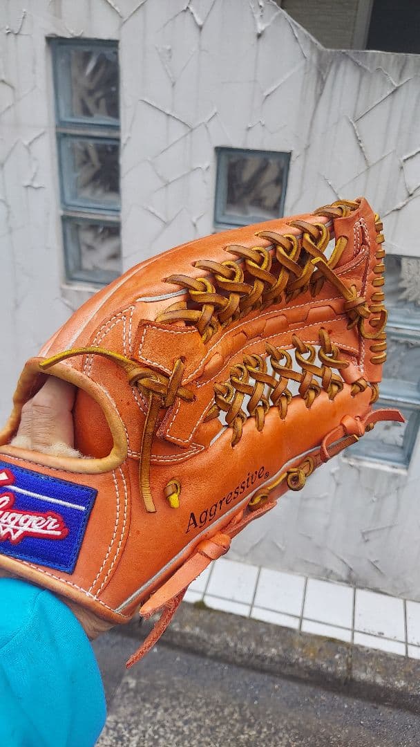 ポ*ロ様 久保田スラッガー　軟式グローブ 　外野用　オレンジ