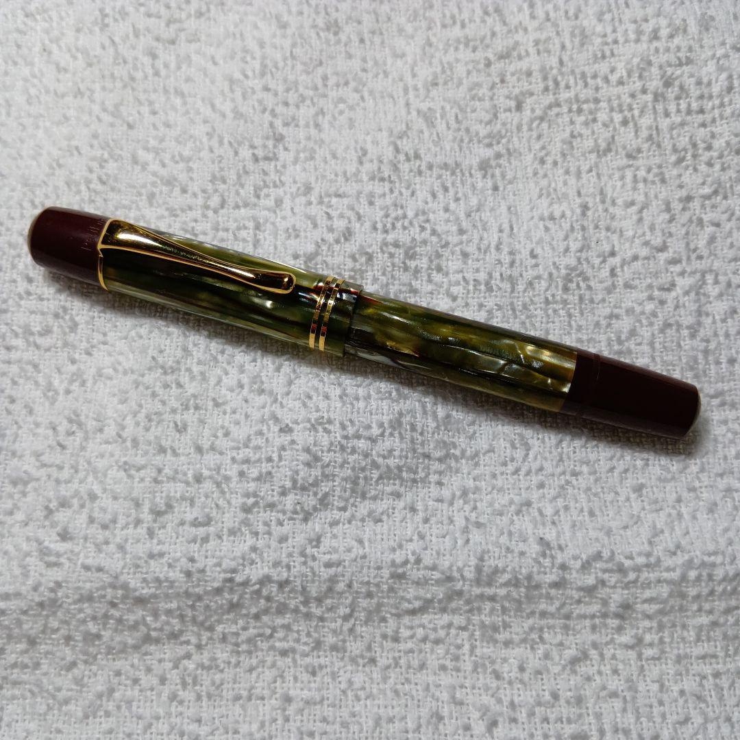 ペリカン 万年筆 M101N (F) トータスシェルブラウン