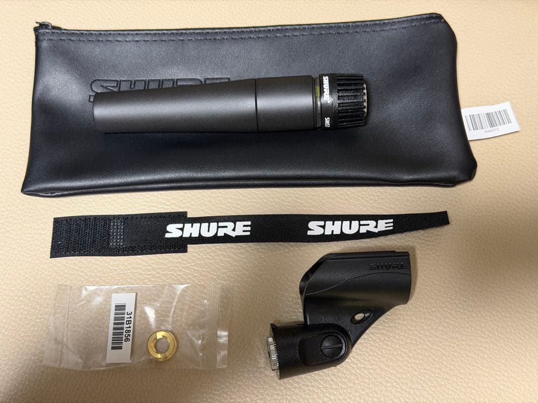 【美品】 SHURE SM57 ダイナミックマイク 楽器用 ④