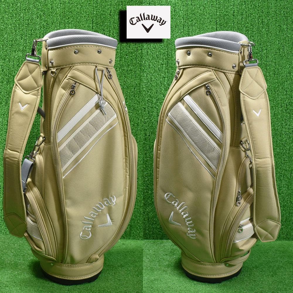 Callaway/キャロウェイ レディース キャディバッグ【ベージュ】美品！