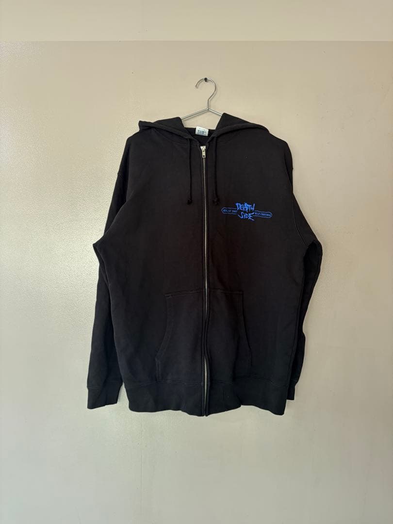 DEATH SIDE フルジップパーカー 黒