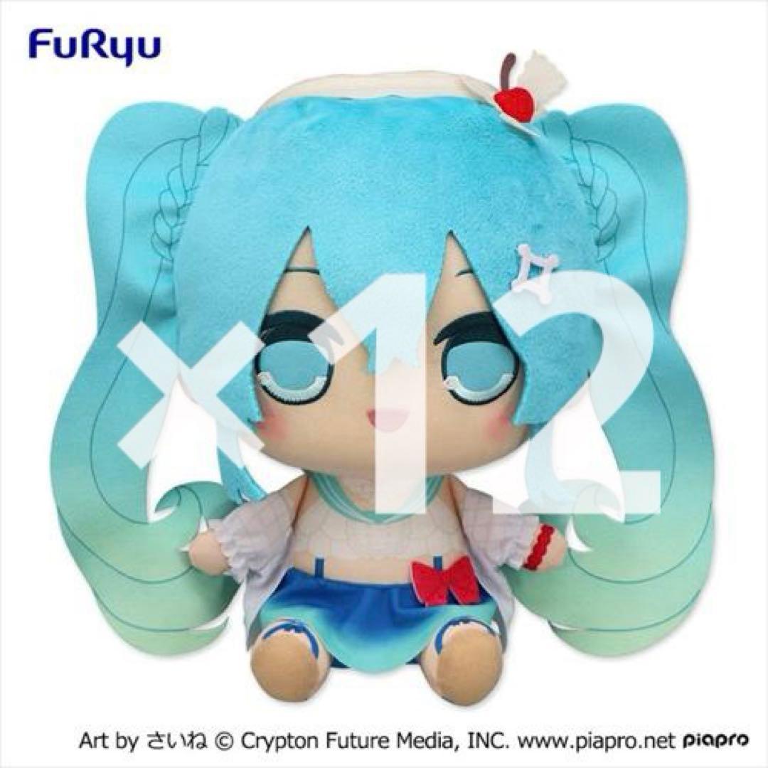 初音ミク きゅるまる BIGぬいぐるみ -クリームソーダver. 12体