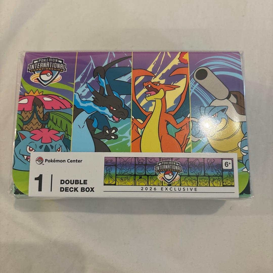 【海外公式】EUIC ロンドン ポケモンセンター限定 ダブルデッキケース 御三家