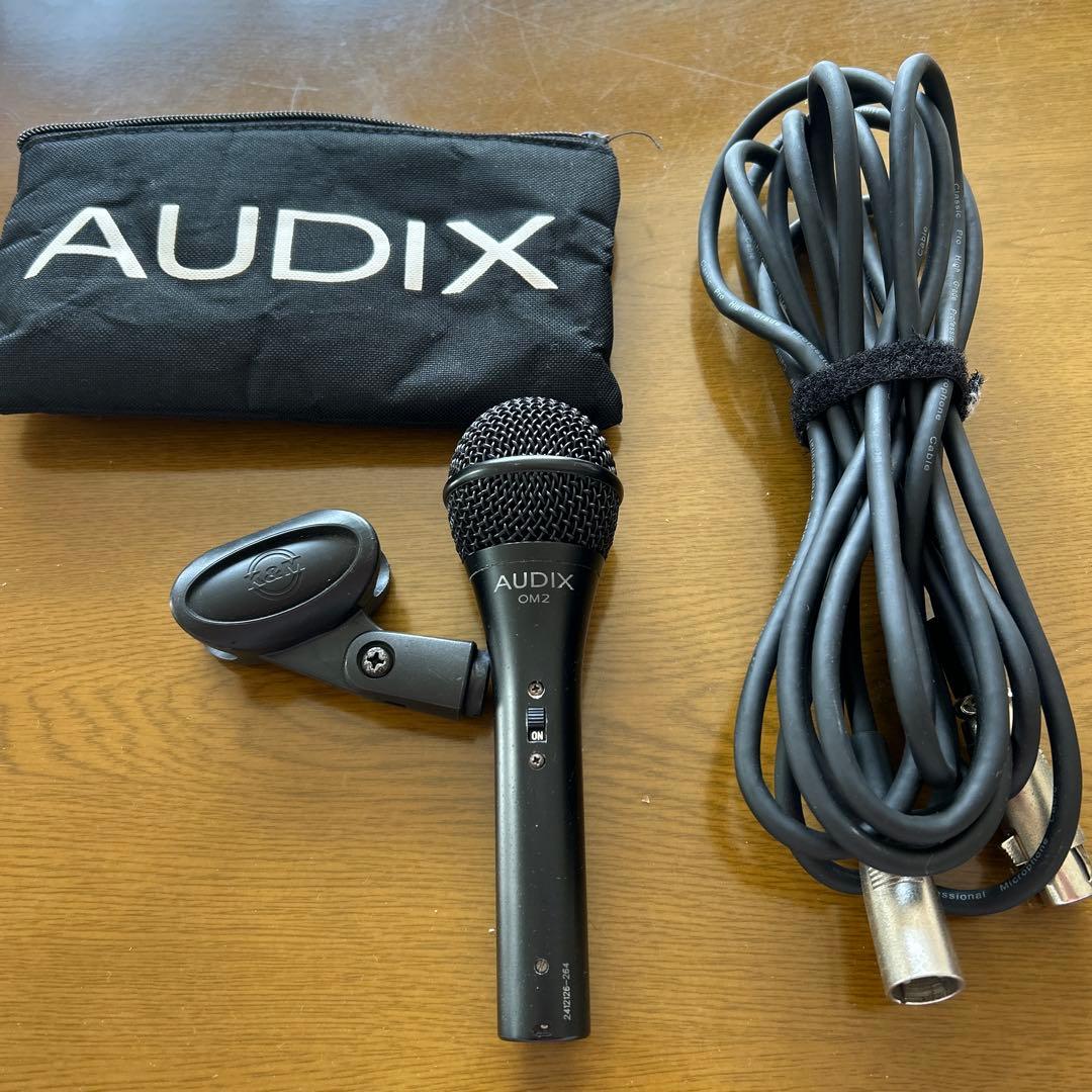 AUDIX OM2 ダイナミックマイク スイッチあり