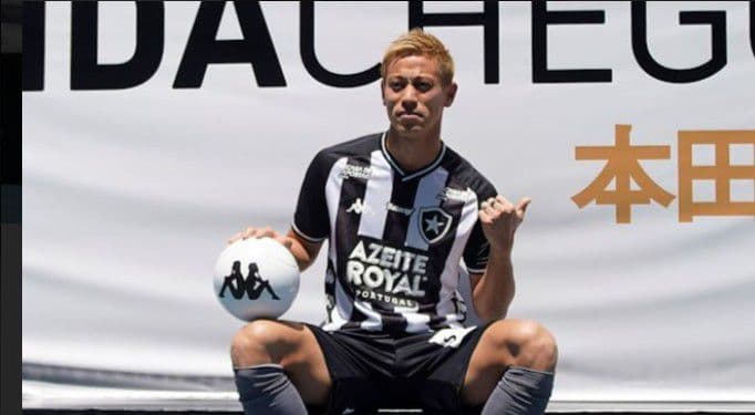 19-20 ボタフォゴ　アウェイ　本田圭佑　4番　正規品　当時物